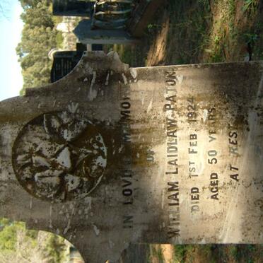 PATON William Laidlaw -1924