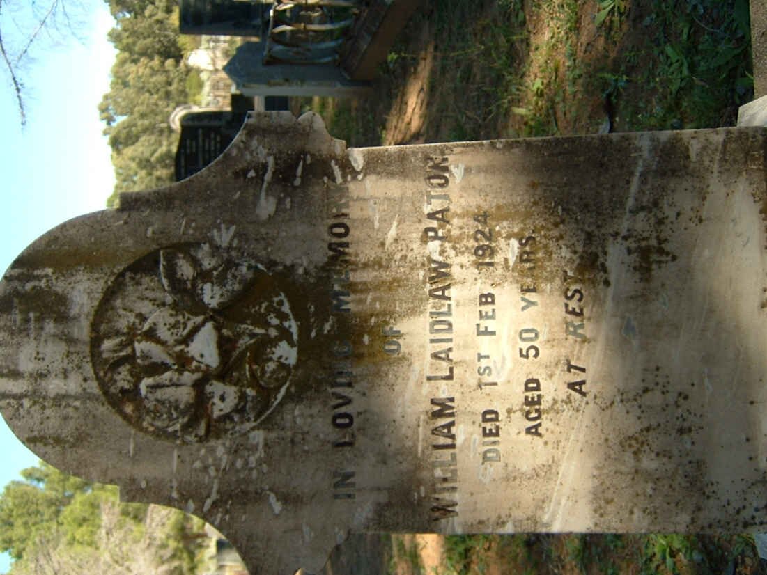 PATON William Laidlaw -1924