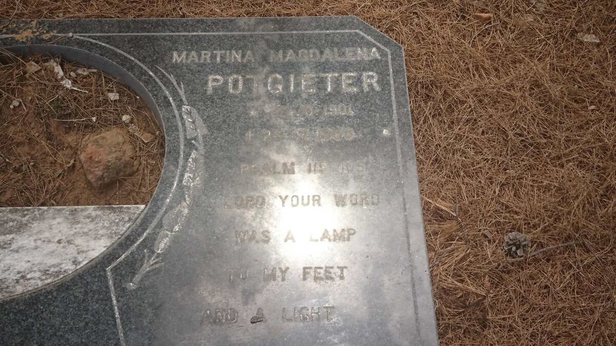 POTGIETER Martina Magdalena 1901-1988