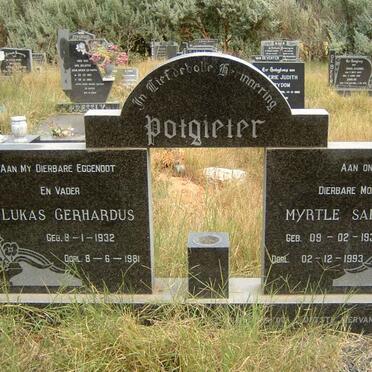 POTGIETER Lukas Gerhardus 1932-1981 &amp; Myrtle Sarah 1932-1993