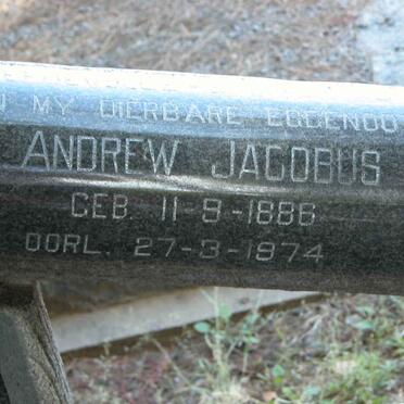 PRESSLY Andrew Jacobus 1886-1974 &amp; Maria Helena Munro OLIVIER 1894-1993