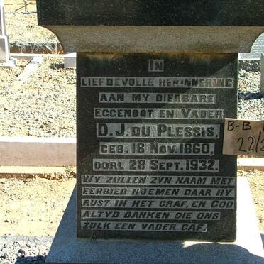 PLESSIS D.J., du 1860-1932