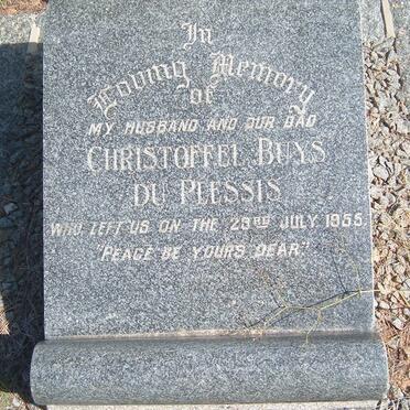 PLESSIS Christoffel Buys, du -1955
