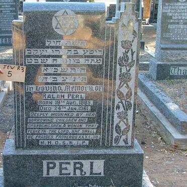 PERL Ralah 1885-1961