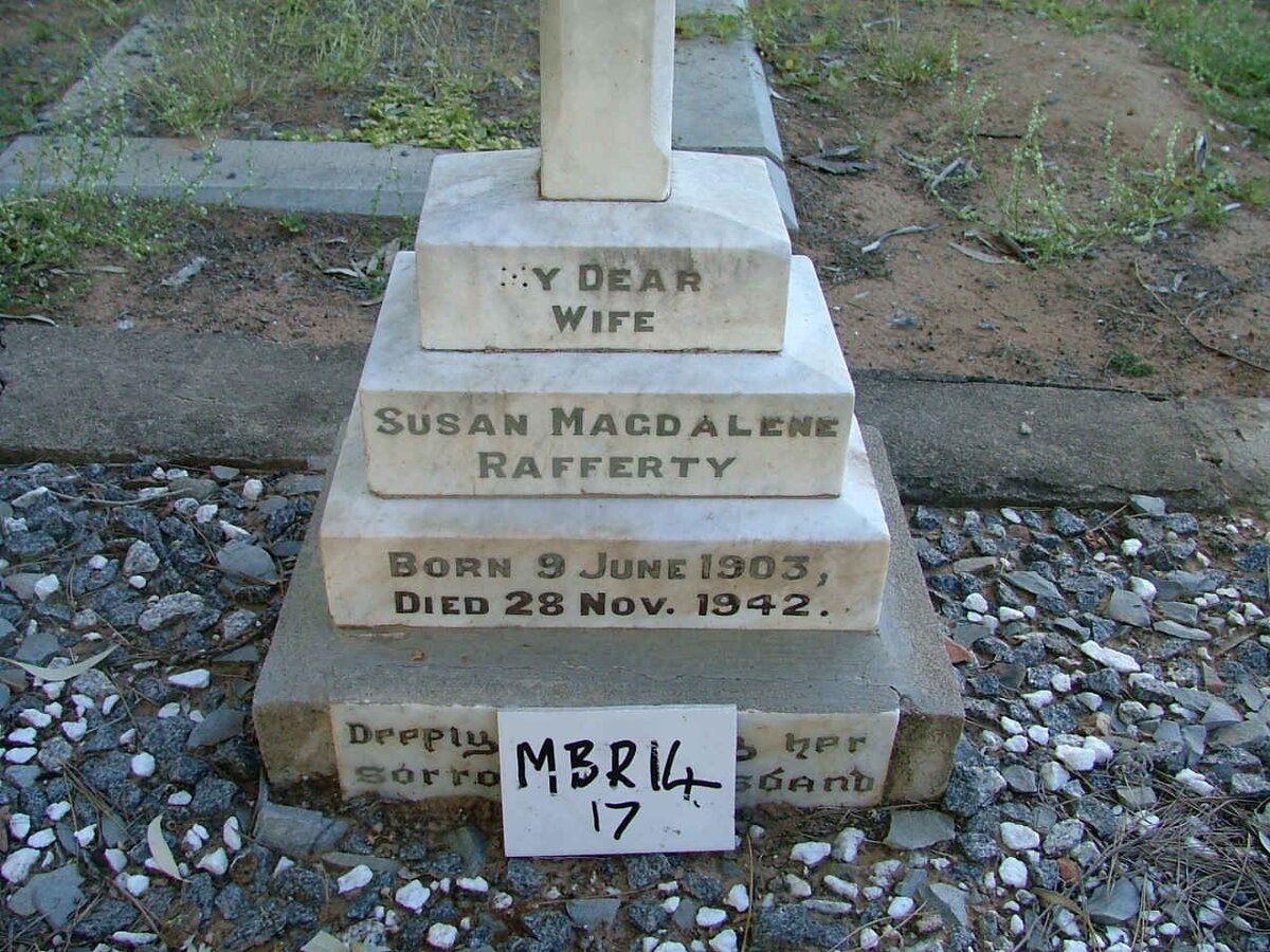RAFFERTY Susan Magdalene 1903-1942