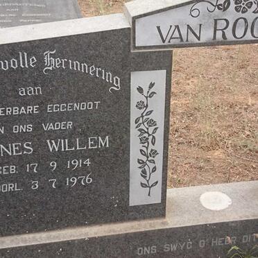 ROOYEN Johannes Willem, van 1914-1976 &amp; Aletta Catherina JANSE VAN RENSBURG 1916-1984