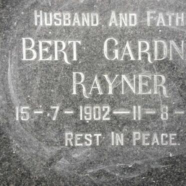 RAYNER Bert Gardner 1902-1967