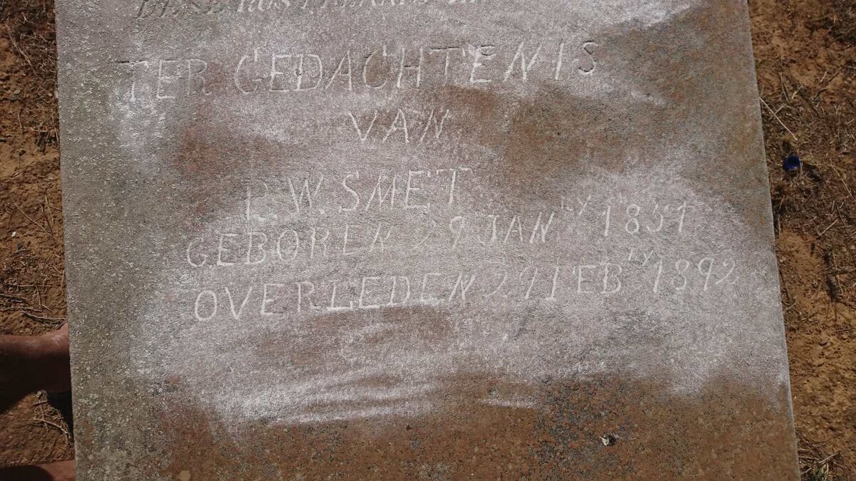 ROOYEN Johannes Marthinus, van 1826-1862 :: SMET P.W. 1851-1892