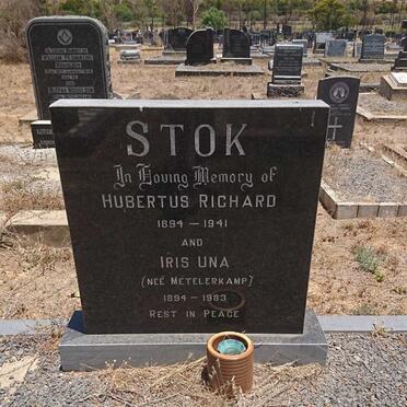 STOK Hubertus Richard 1894-1941 &amp; Iris Una METELERKAMP 1894-1983