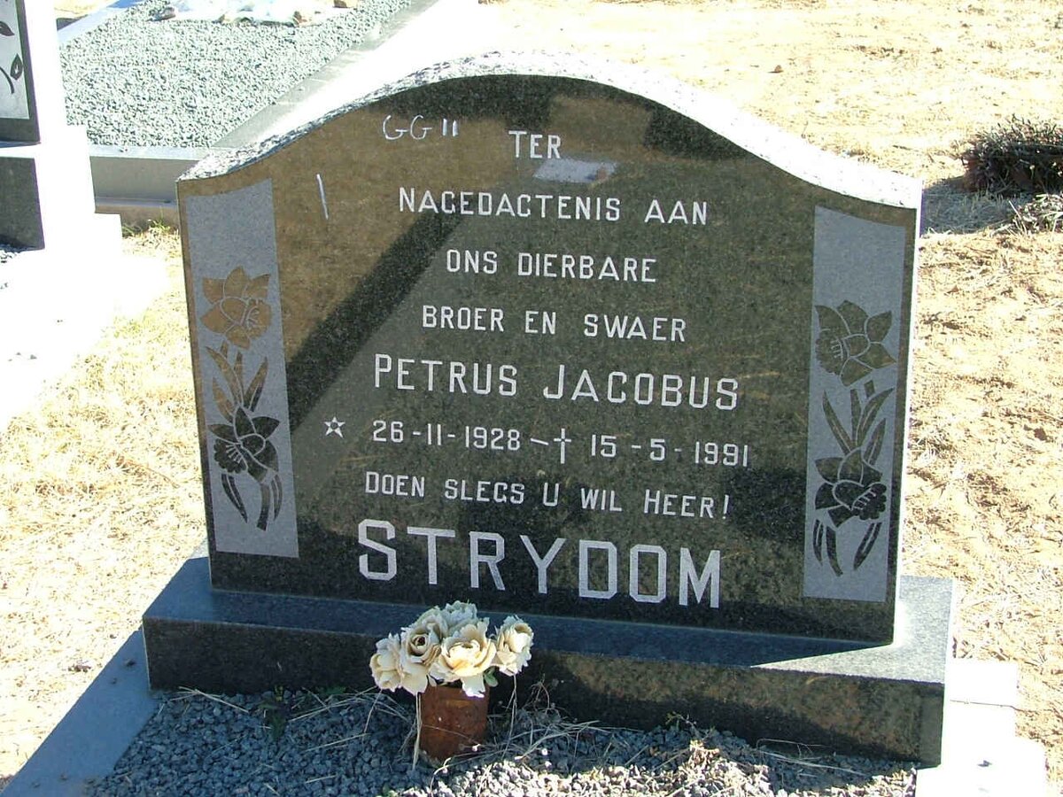 STRYDOM Petrus Jacobus 1928-1991