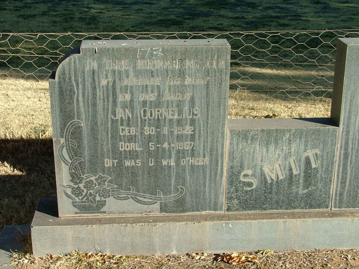 SMIT Jan Cornelius 1922-1967