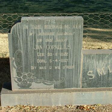SMIT Jan Cornelius 1922-1967