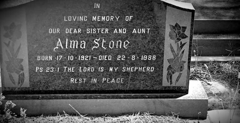 STONE Alma 1921-1988