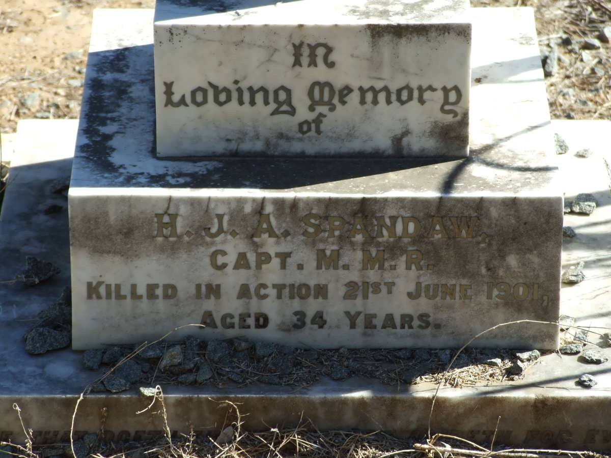 SPANDAW H.J.A. -1901