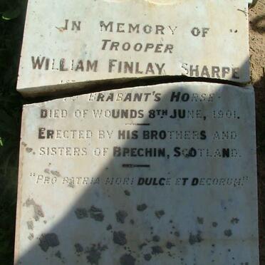 SHARPE William Finlay -1901