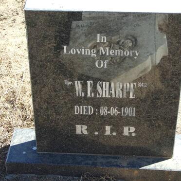 SHARPE William Finlay -1901