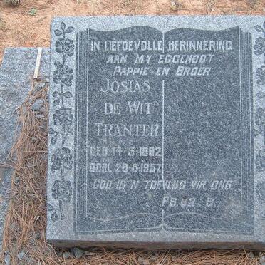 TRANTER Josias de Wit 1892-1957