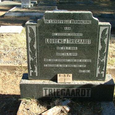 TRIEGAARDT Lourens J. 1865-1944