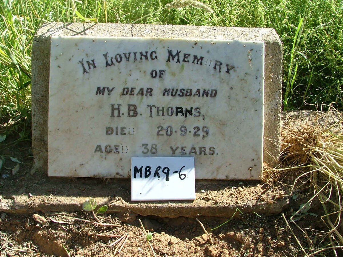 THORNS H.B. -1929