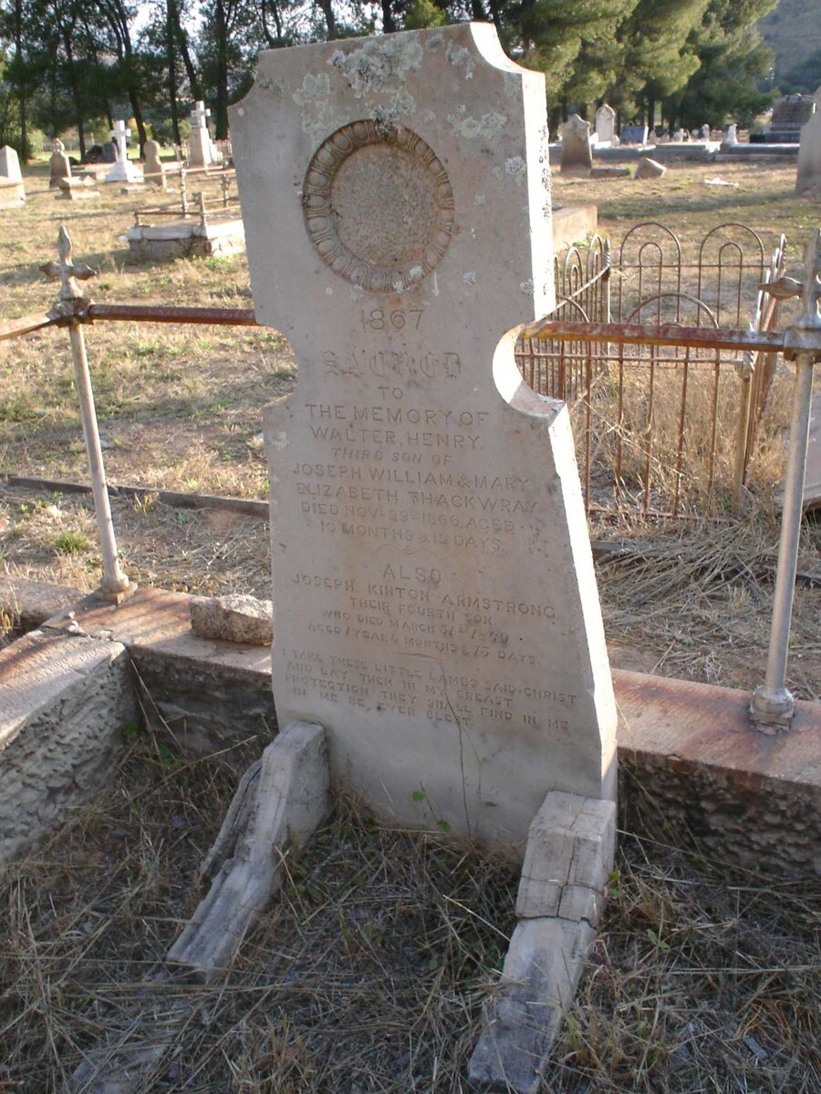 THACKWRAY Walter Henry -1866 :: THACKWRAY Joseph Kinton Armstrong -1869