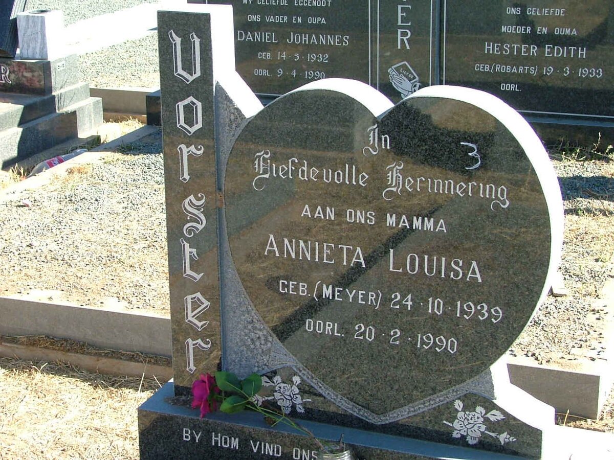 VORSTER Annieta Louisa nee MEYER 1939-1990