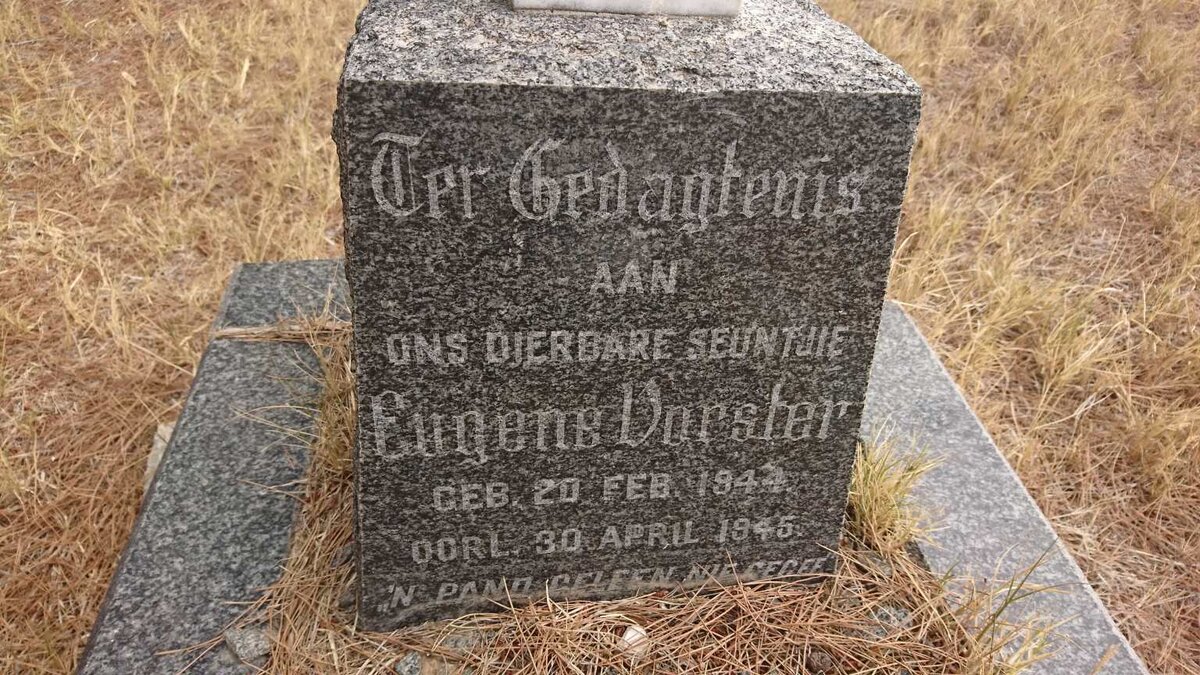 VORSTER Eugene 1944-1945