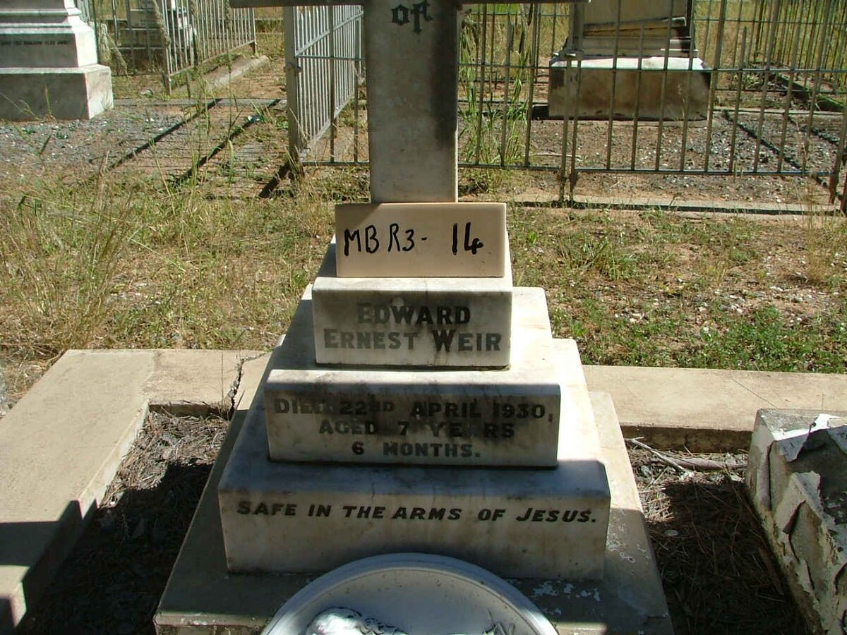 WEIR Edward Ernest -1930