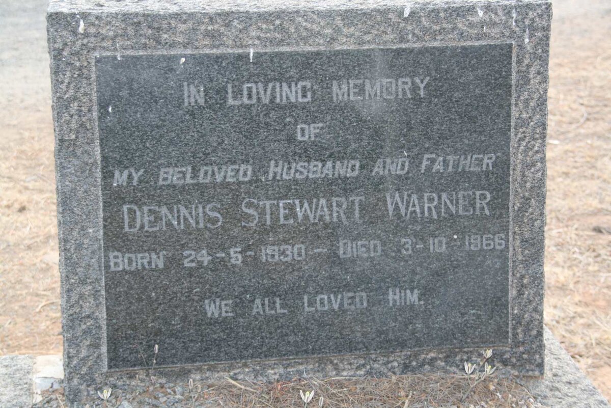 WARNER Dennis Stewart 1930-1966