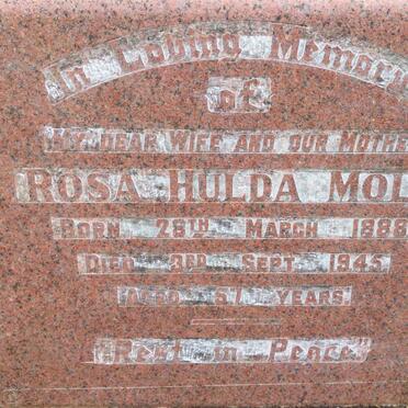 MOLL Rosa Hulda 1888-1945