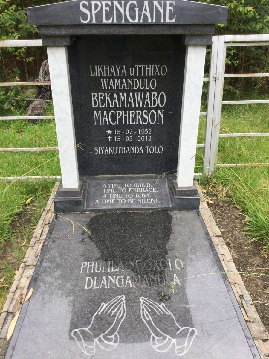 SPENGANE Bekamawabo Macpherson 1952-2012