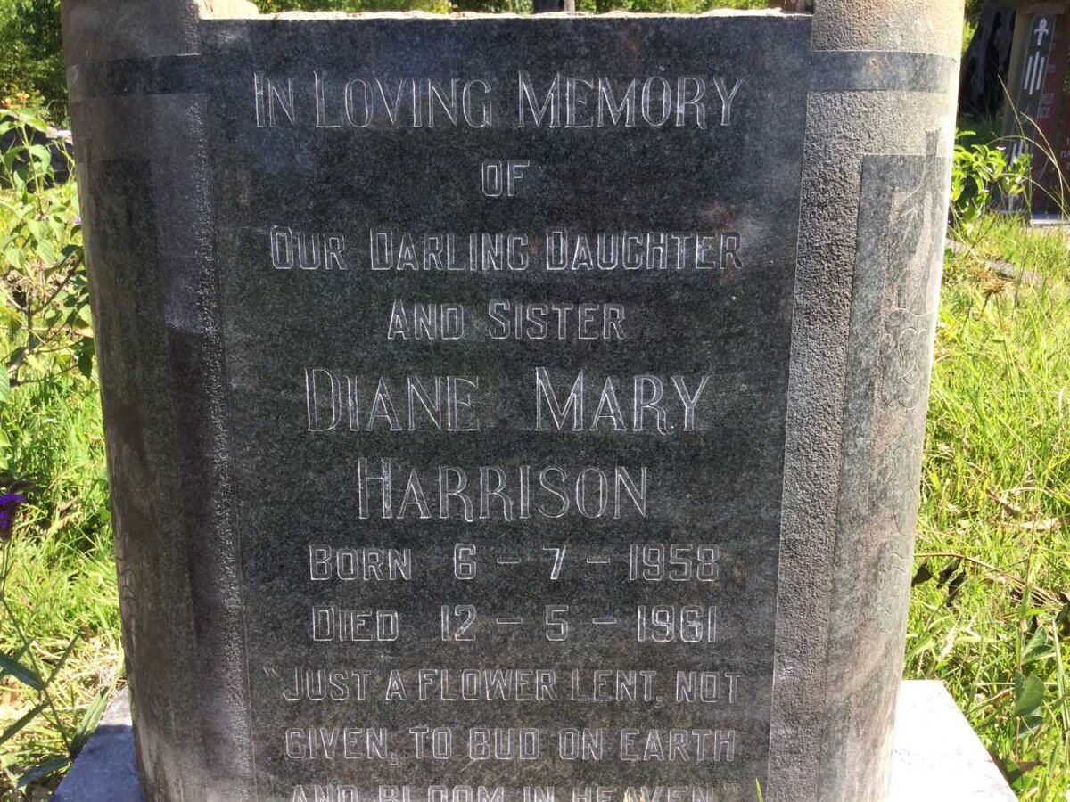 HARRISON Diane Mary 1958-1961