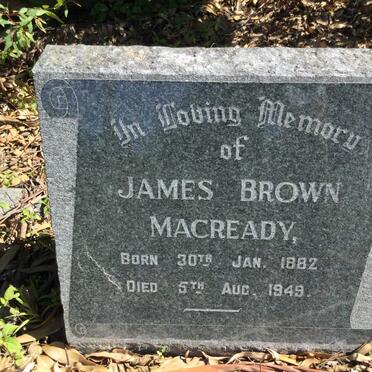 MACREADY James Brown 1882-1949