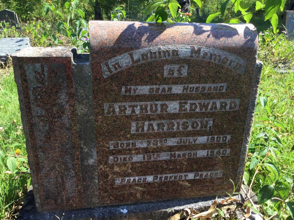 HARRISON Arthur Edward 1900-1940