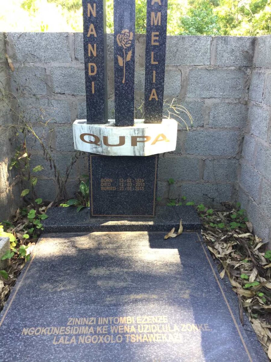 QUPA Nandi Amelia 1925-2013