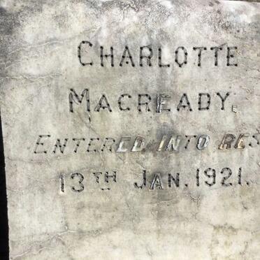 MACREADY Charlotte -1921