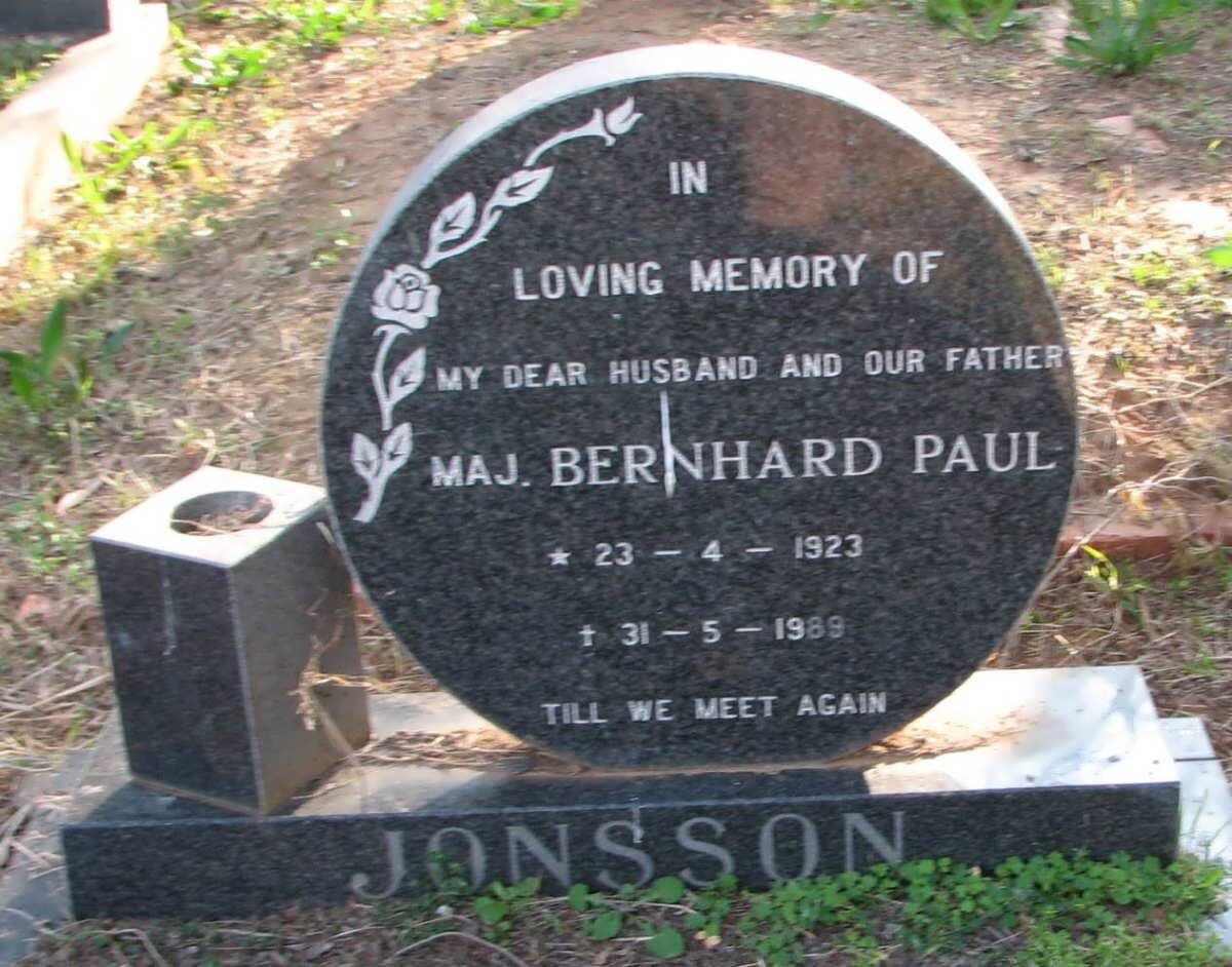 JONSSON Bernhard Paul  1923-1989