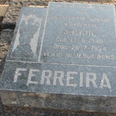 FERREIRA Gertjie 1945-1954