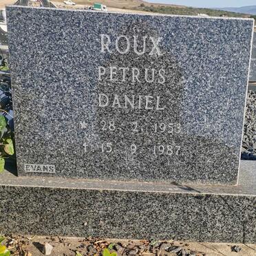 ROUX Petrus Daniel 1953-1987