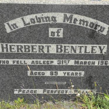 BENTLEY Herbert -1964