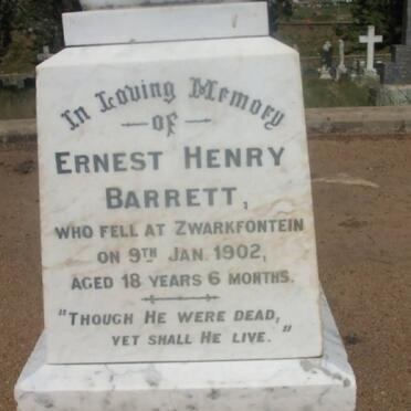 BARRETT Ernest Harry -1902