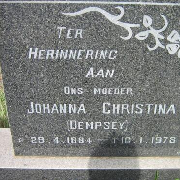 BOTHA Petrus Stephanus 1885-1973 &amp; Johanna Christina DEMPSEY 1884-1978