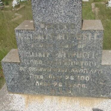 CAMPBELL Osmund William -1907