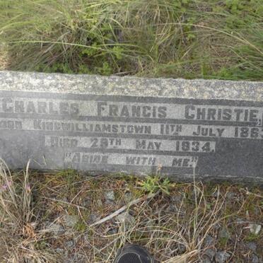 CHRISTIE Charles Francis 1863-1934