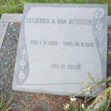 DEVENTER Frederick A., van 1909-1979