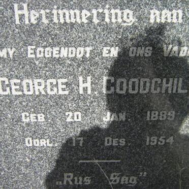 GOODCHILD George H. 1889-1954