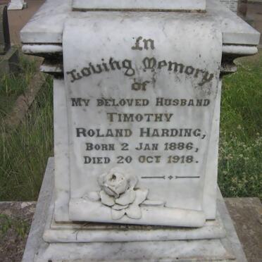 HARDING Timothy Roland 1886-1918