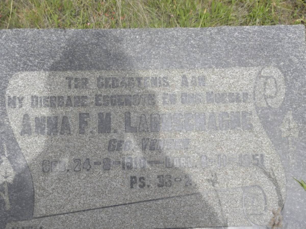 LABUSCHAGNE Anna F.M. nee VENTER 1910-1951