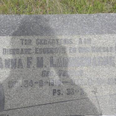 LABUSCHAGNE Anna F.M. nee VENTER 1910-1951