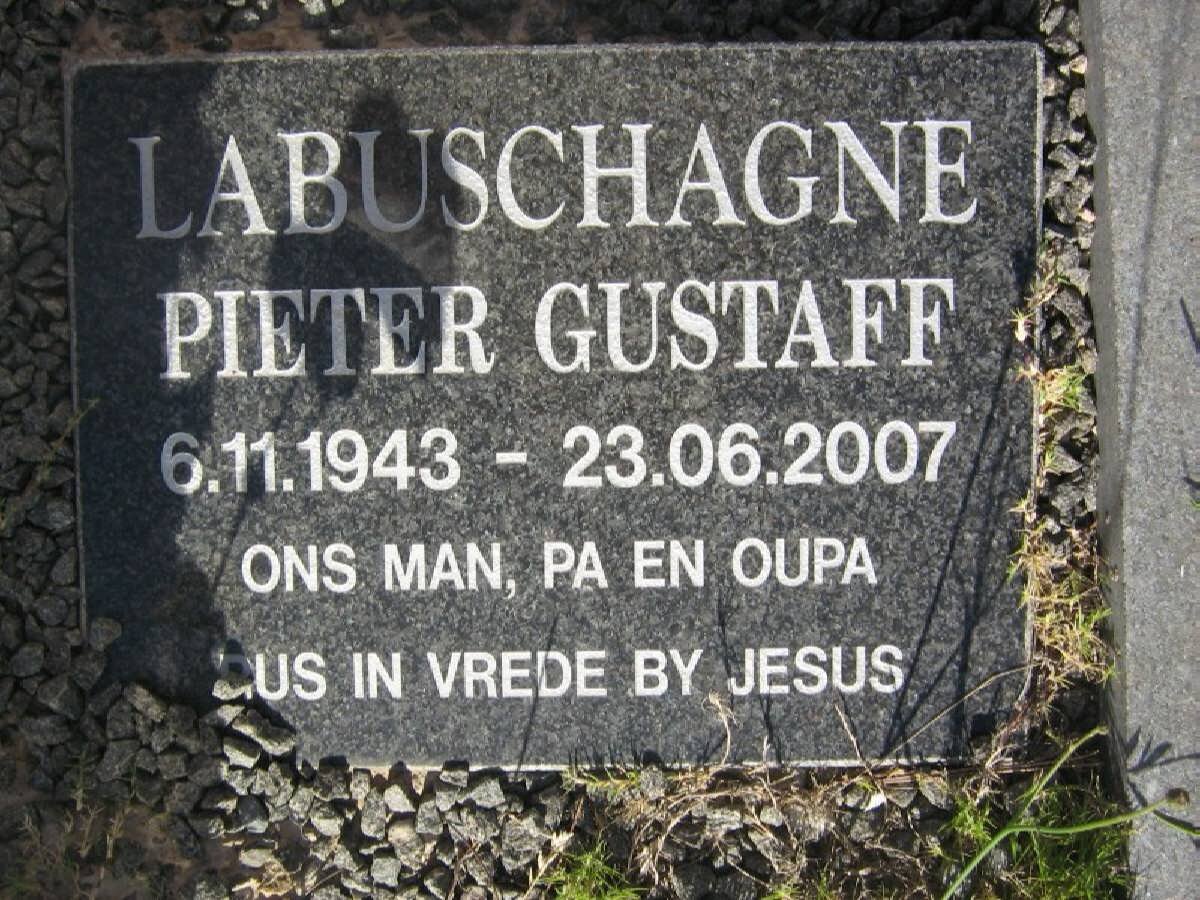 LABUSCHAGNE Pieter Gustaff 1943-2007