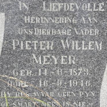 MEYER Pieter Willem 1873-1946